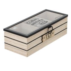 GAEM Шкатулка для чайных пакетиков, L24 W10,5 H7,5 см