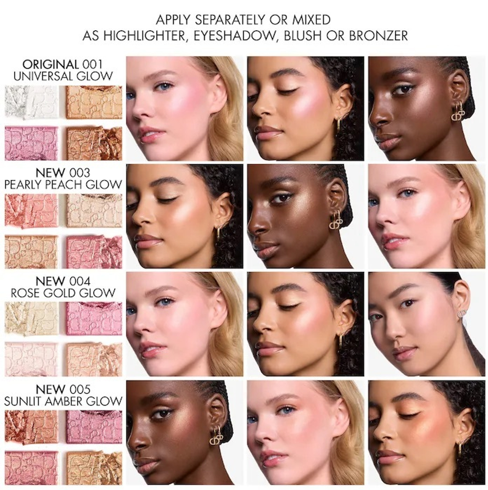 Dior Backstage Glow Face Palette - 005 Sunlit Amber Glow