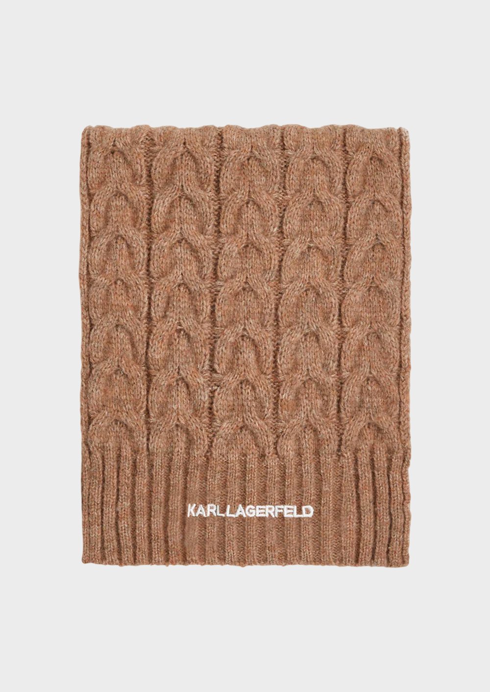 Шарф KARL LAGERFELD K/Essential Cable Knit Scarf