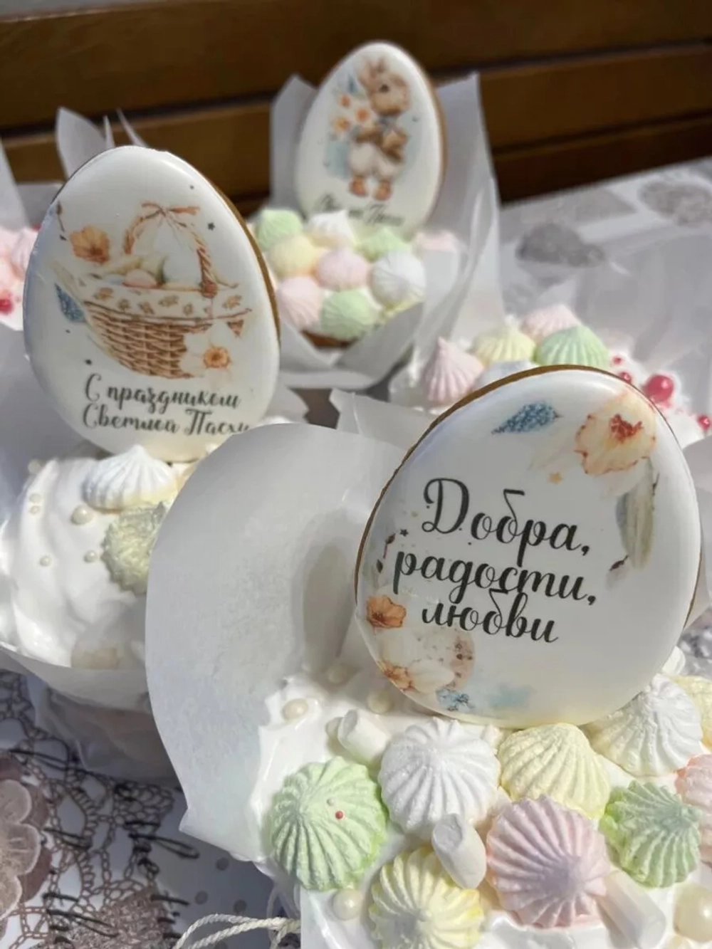 Пасхальные имбирные пряники для кулича