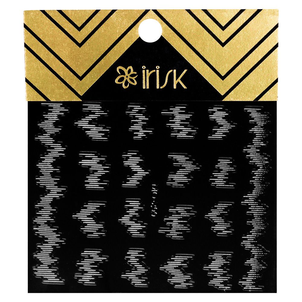 Irisk Наклейки Металлические палочки Серебро 01