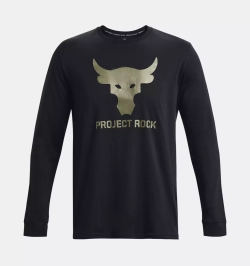 Лонгслив Мужской Under Armour UA PJT ROCK BRAHMA BULL LS-BLK