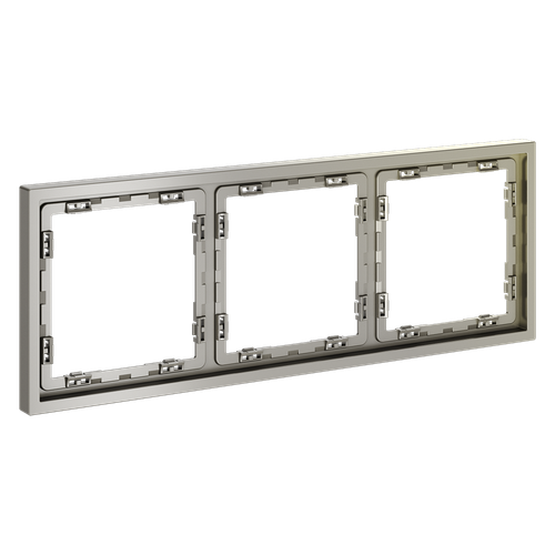 Рамка пластиковая VOLTUM S70 на 3 поста, (шелк)