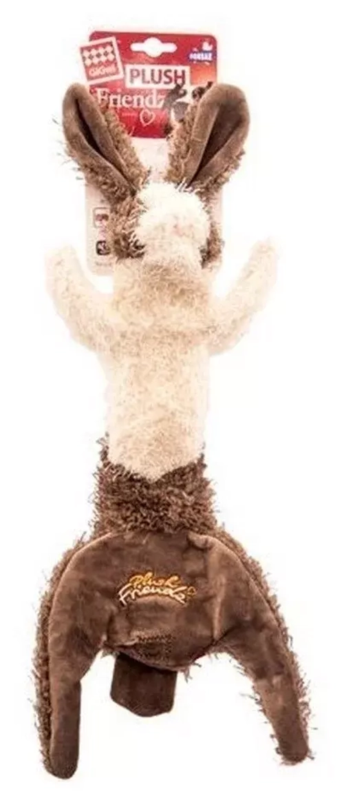 Gigwi игрушка заяц шкурка с пищалкой