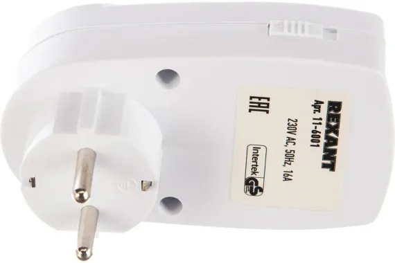 Розетка-таймер REXANT RX-21 16А механическая суточная 39995