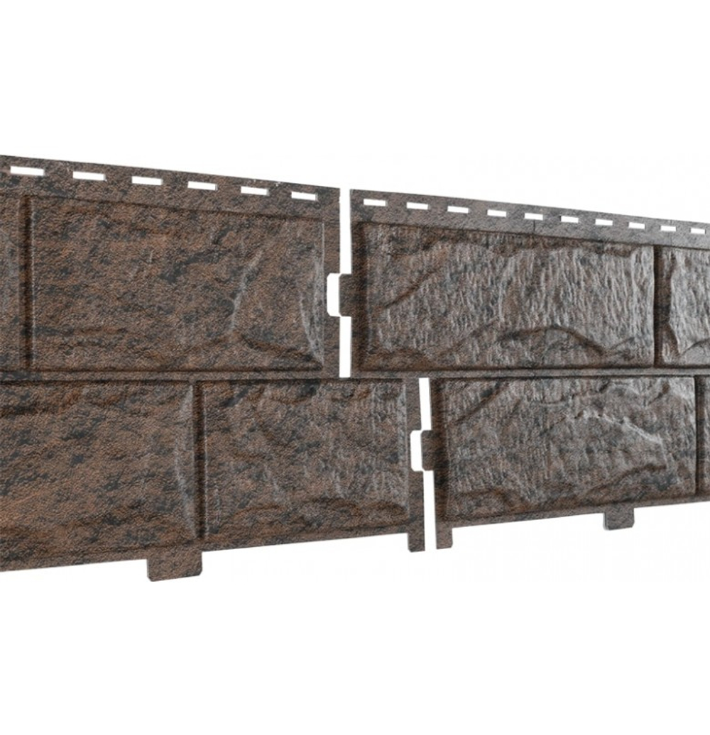 Фасадные панели (Цокольный Сайдинг) Ю-Пласт Стоун Хаус Камень Жженый