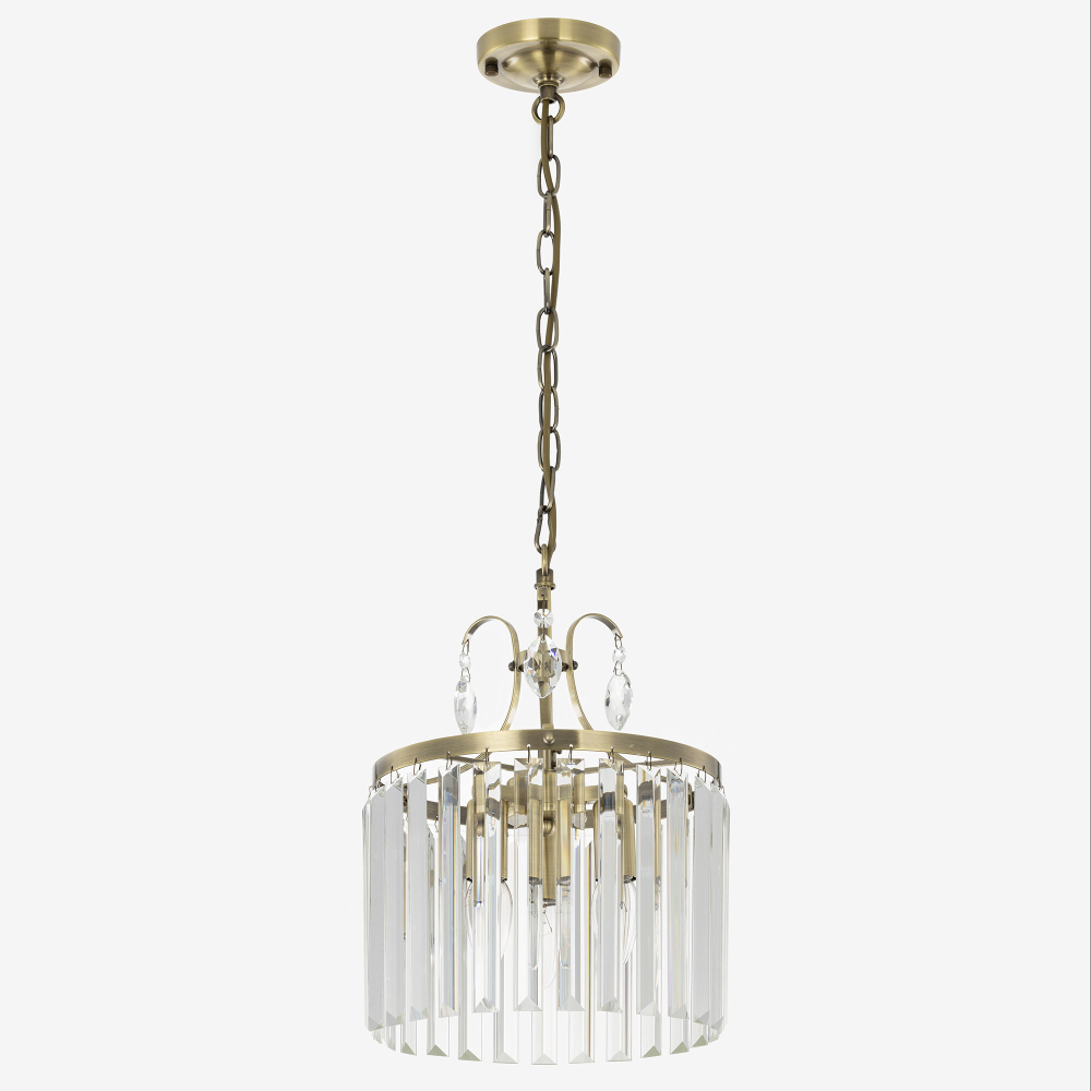 Citilux Инга CL335133 Люстра хрустальная подвесная Бронза