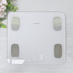 Весы напольные электронные до 180кг, стеклянный корпус, ATH-6163 (white)