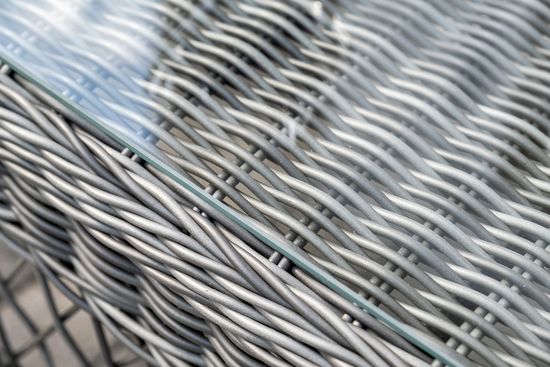 "Гранд Латте" лаунж-зона из искусственного ротанга, цвет графит