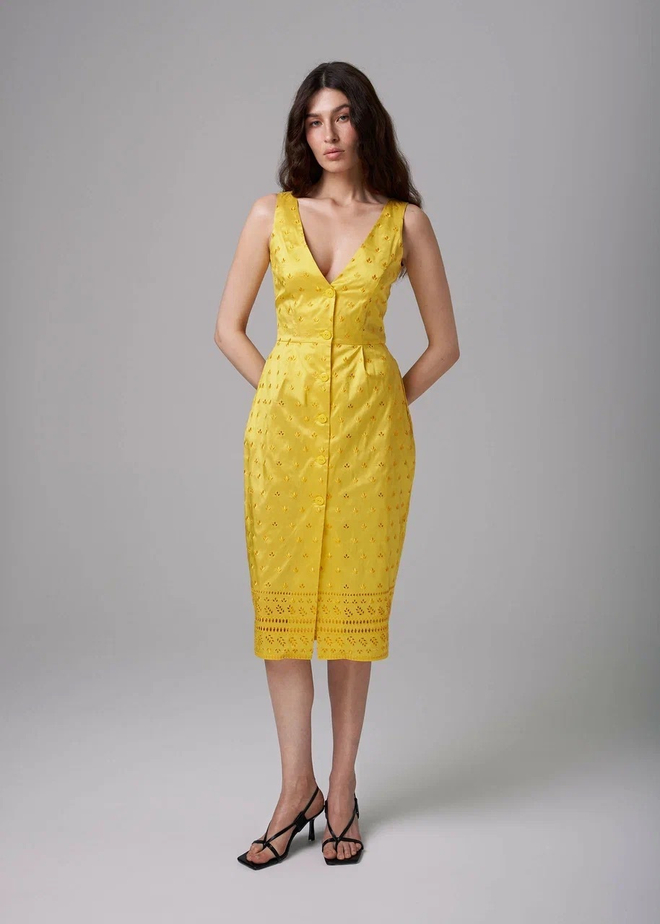 Сарафан из шелковой тафты dupion