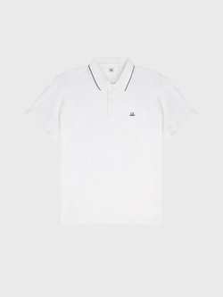 Поло C.Р. Company Stretch Piquet Line Gauze White