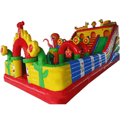 Коммерческий надувной батут "Осьминожье царство"