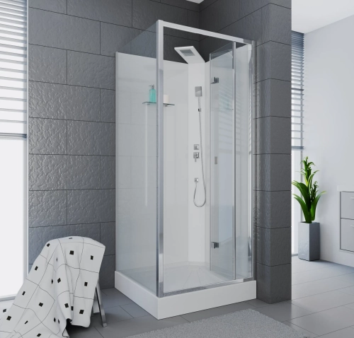 Душевая кабина Ceruttispa (ЧеруттиСпа) BELLA90T, с низким поддоном, 90x90x225