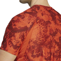 Футболка мужская теннисная Adidas Tennis Paris Heat.Rdy Freelift - preloved red