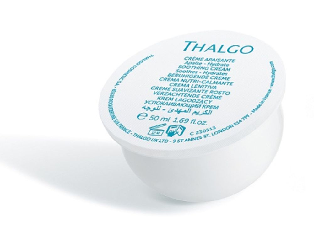 Thalgo СICA MARIN Успокаивающий увлажняющий крем Soothing cream Сменный блок 50 мл