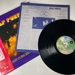 Винтажная виниловая пластинка LP Deep Purple Last Concert In Japan (Япония 1977) (Оби)