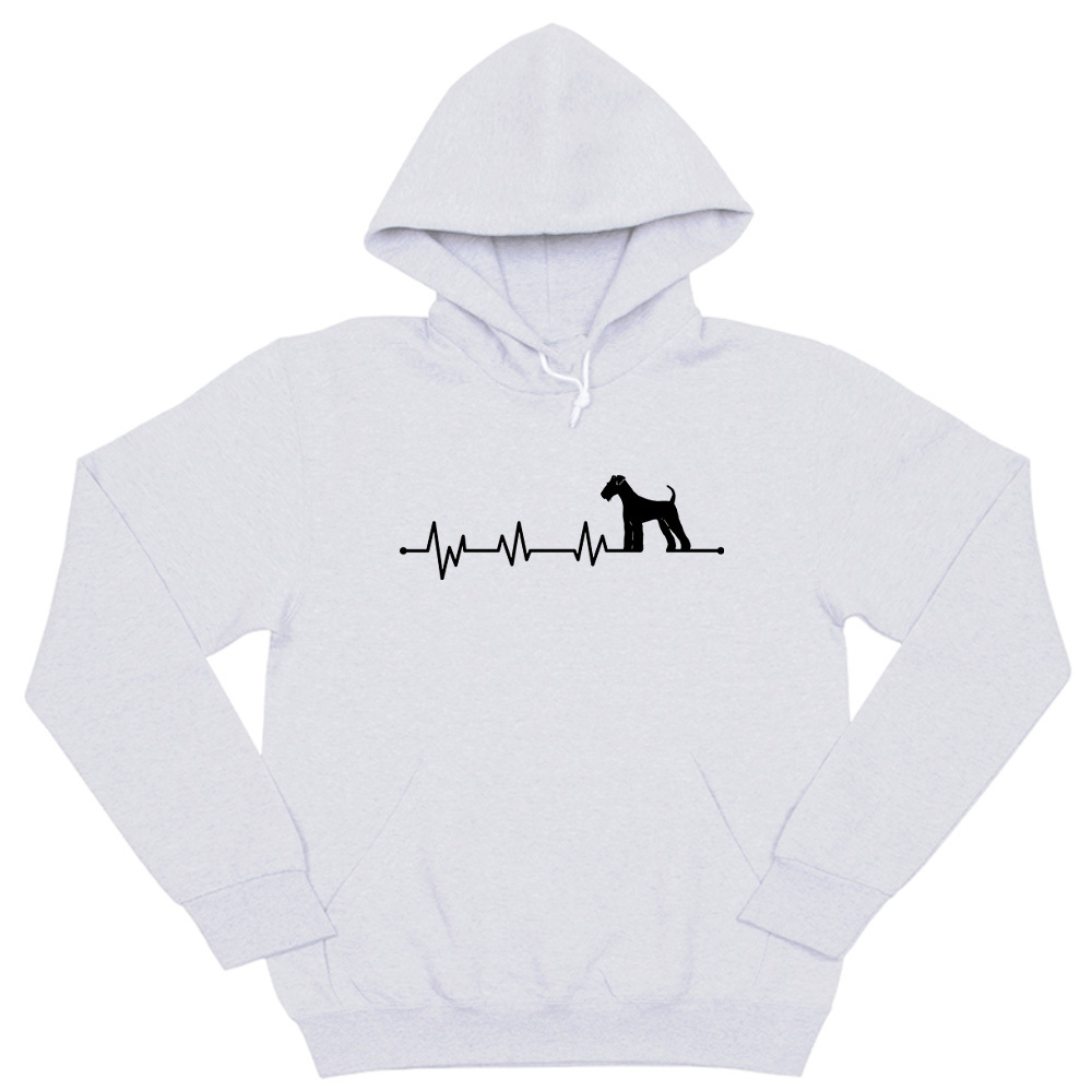 Толстовка "Эрдельтерьер - сердечный ритм"