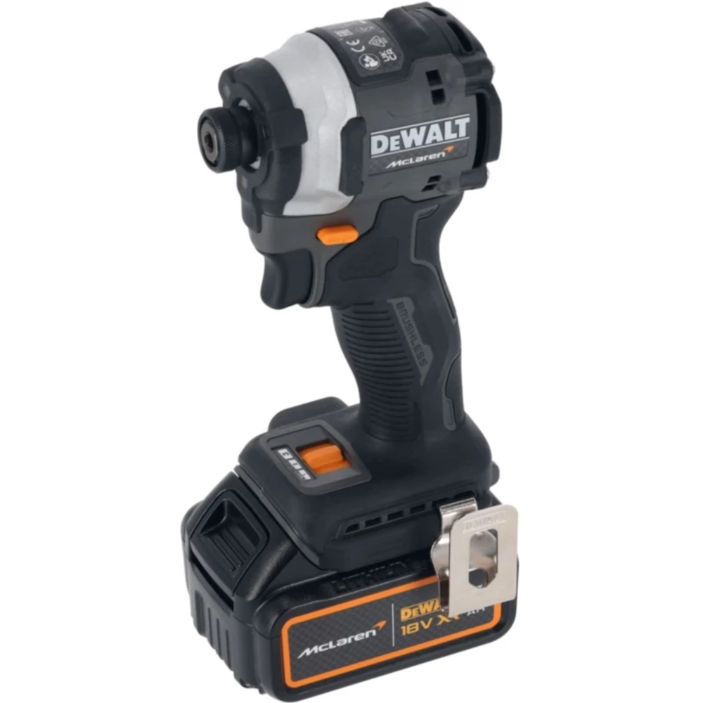 DeWalt McLaren Limited Edition DCF85MP2T аккумуляторный импульсный шуруповерт (2 x 5 Ач, ЗУ) DCF85MP2T-QW