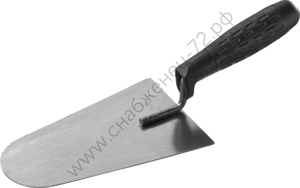 STAYER 175 x 104 мм, пластмассовая ручка, кельма каменщика, STANDARD (08250-4)