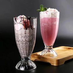 Бокал для коктейля 355 мл "  soda cup" Milkshake d 8,1 см h19 см Ocean [6]