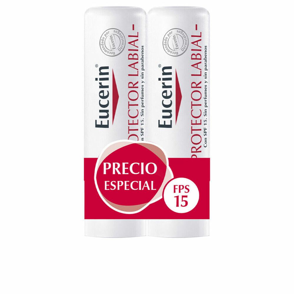 Защита для губ Eucerin Protector Labial Lote 2 штук Spf 15 Pack 4,8 g