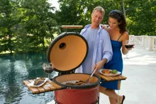 Керамический гриль Kamado Joe Classic II Stand-Alone, 46 см (красный)