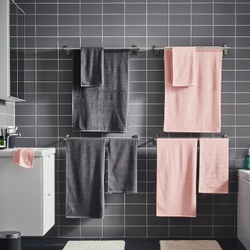 IKEA VÅGSJÖN  (ИКЕА ВÅГСЙÖН)  -  Полотенце банное, темно-серое, 100x150 см