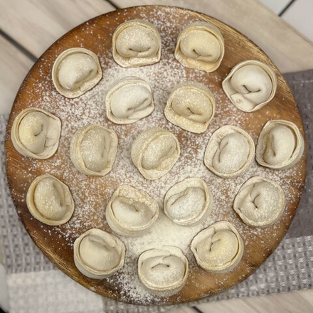 Пельмени с фаршем из цыпленка