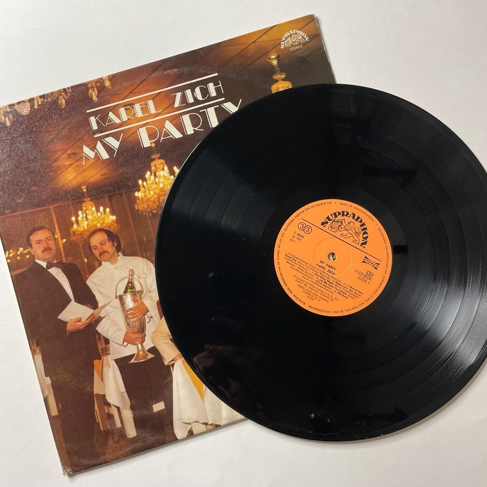 Винтажная виниловая пластинка LP Karel Zich My Party (Чехословакия 1984)