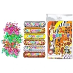 Хлопушка набор 100 мм «Зоопарк» (6 шт конфетти) 1/84/6, 2018-0218