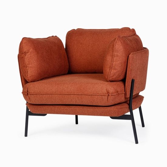 Кресло Sussex терракотовое 