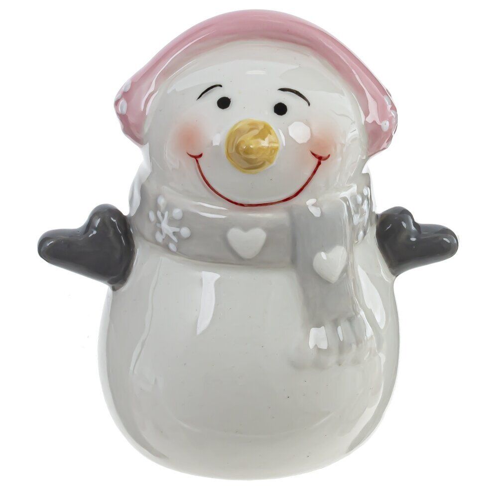 GAEM Фигурка декоративная "Снеговик меломан", L6 W4,5 H7 см, 2в.