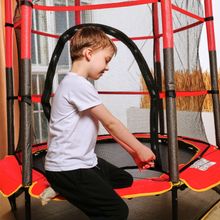 Батут детский DFC TRAMPOLINE-RED 55&amp;quot; с сеткой