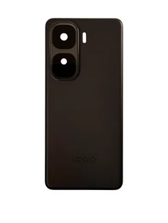 Задняя крышка для Iqoo Neo 10 черная, китайская версия (Black) со стеклом камеры
