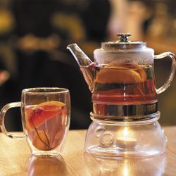 Чайник 1500 мл с фильтром d 14 см h19 см термостекло P.L. Proff Cuisine