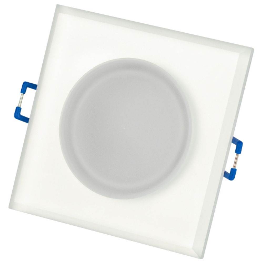 Светильник встраиваемый декоративный ЭРА DK104 WH под лампу MR16 GU5.3 белый | Декоративные встраиваемые светильники