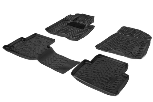 Коврики в салон автомобиля AutoFlex для Hyundai Tucson III поколение 2015-2021, полиуретан, 4 части, 9230301