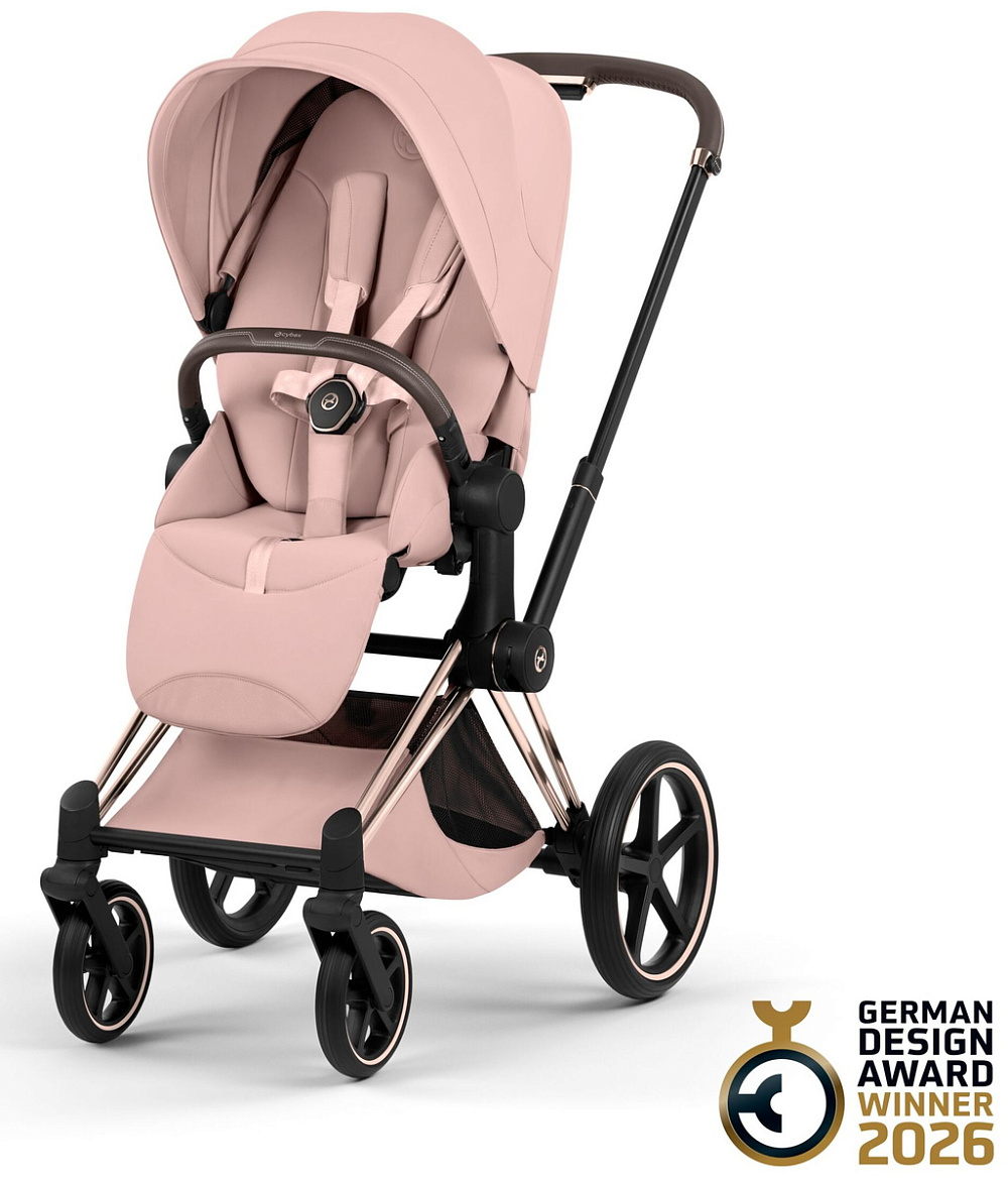 Коляска Cybex Priam V Rosegold Style Collection 2 в 1 Peach Pink