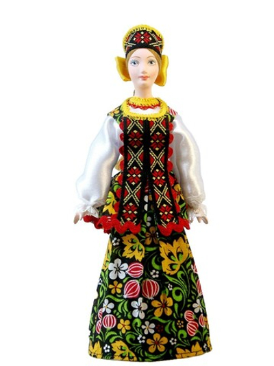 Кукла коллекционная в Девичьем праздничном костюме