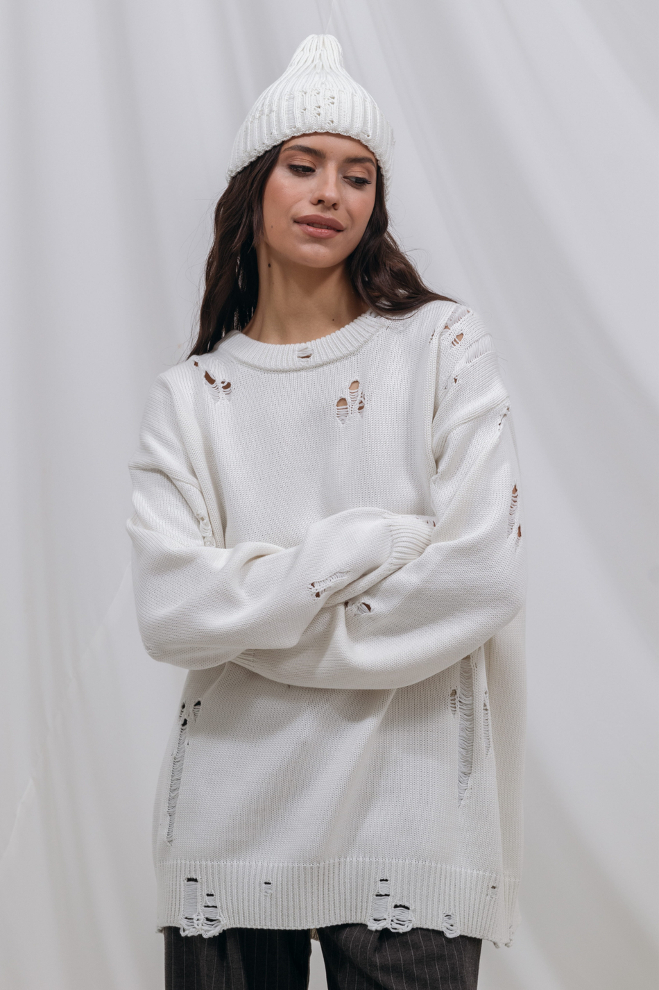 Джемпер РВАНЫЙ