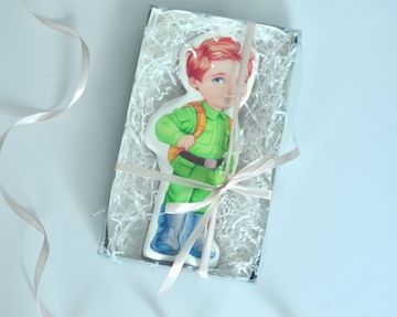 Пряник в коробочке на 23 февраля «военный»