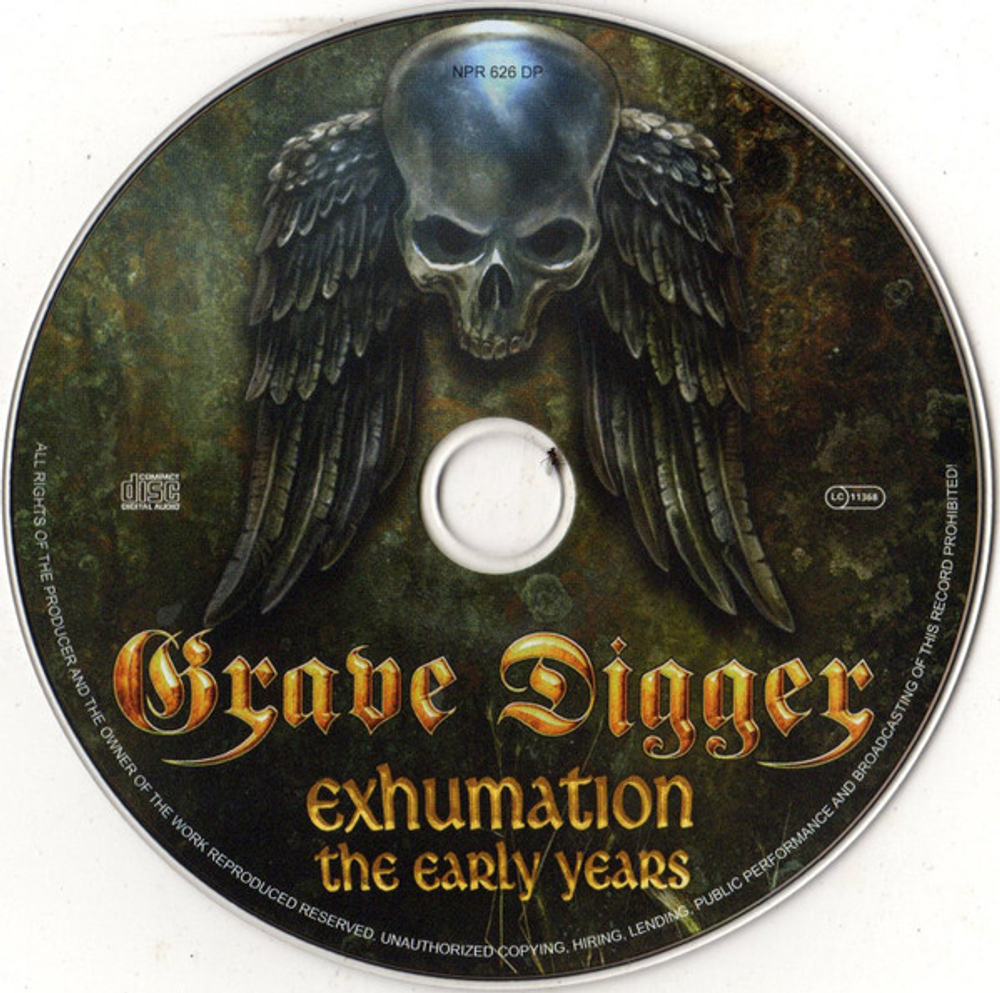 GRAVE DIGGER - Exhumation - The Early Years - Limited First Edition 4 Page Digipack & 2 New / Bonus Tracks, музыкальный компакт диск