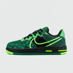 кроссовки Nike Air Force 1 React Black / Green CW3918-001
