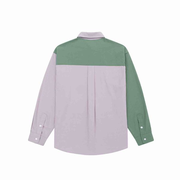 Сорочка Puff лиловая/темно-зеленая - фото 2