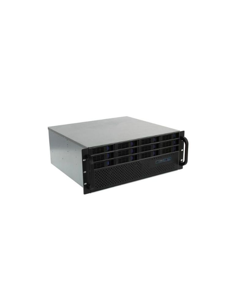 Procase ES412XS-SATA3-B-0 Корпус 4U Rack server case (12 SATA3/SAS 12Gb hotswap HDD), черный, без блока питания, глубина 400мм, MB 12&quot;x13&quot;