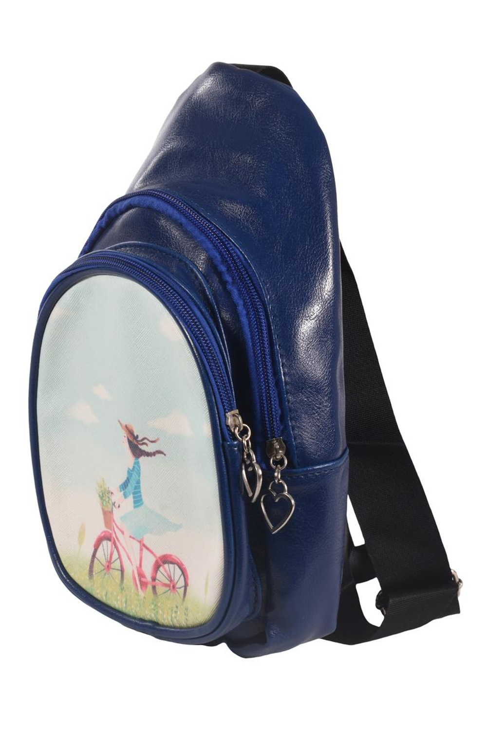 Сумочка-рюкзак через плечо с принтом c-8567