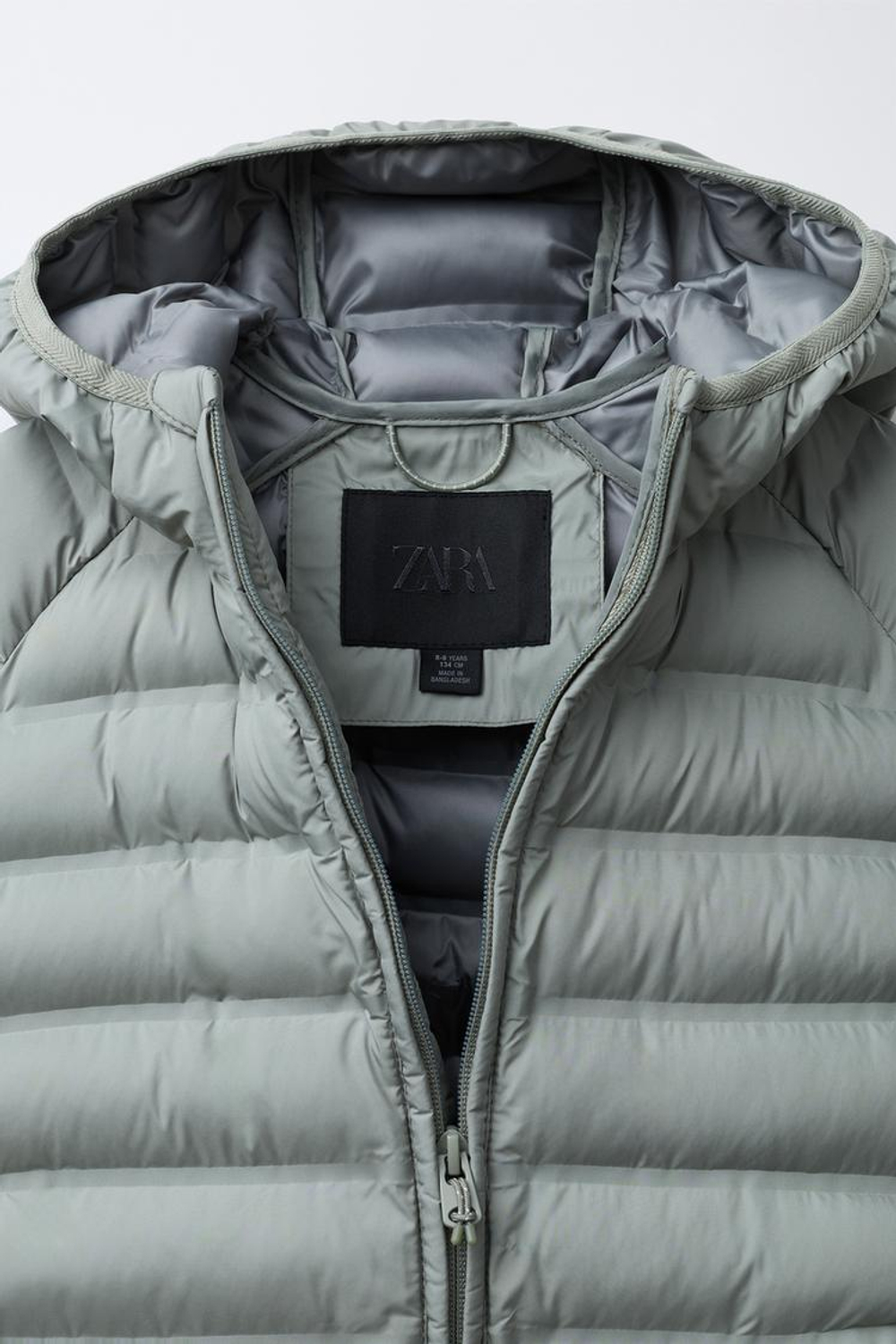 ZARA УЛЬТРАЛЕГКАЯ НЕПРОМОКАЕМАЯ КУРТКА, ХАКИ