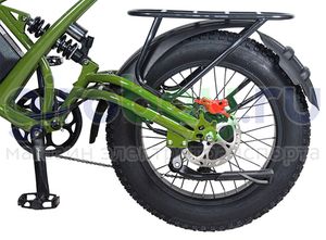 Электровелосипед Minako FOX-S (48v/15Ah) Спицы - Хаки фото 5