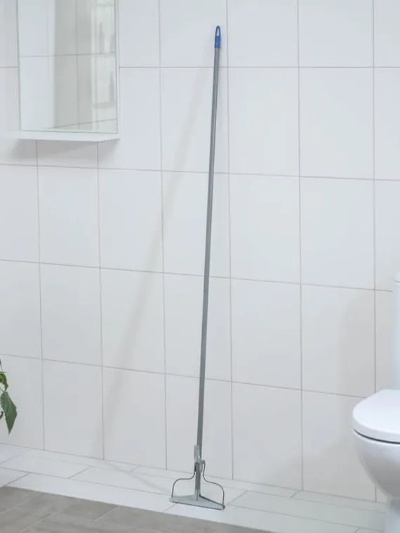 Тряпкодержатель, металлический черенок 150 см, 19×2×150 см, цвет МИКС