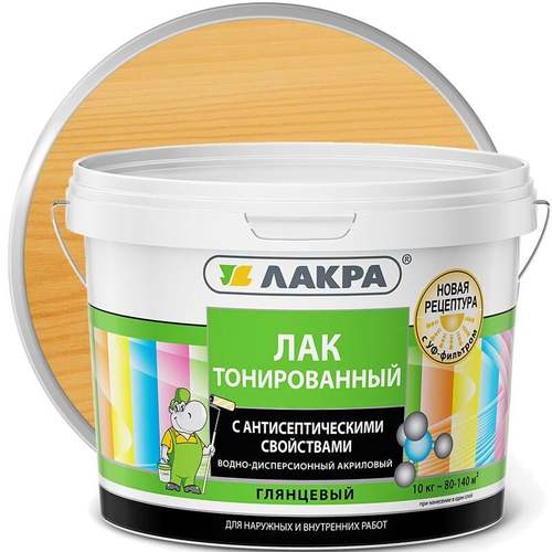 0007563 Лак тонированный ЛАКРА бесцветный акриловый с УФ-фильтром 2,5кг